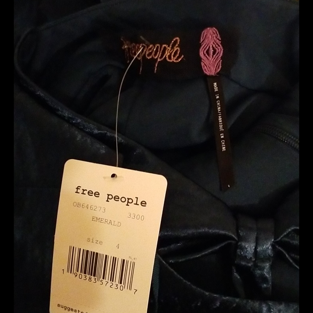 🎉HP 9/27🎊 Free People Emerald Bell Bottom Jumpsuit - 4 -**1 Left!!*** - Picture 13 of 16